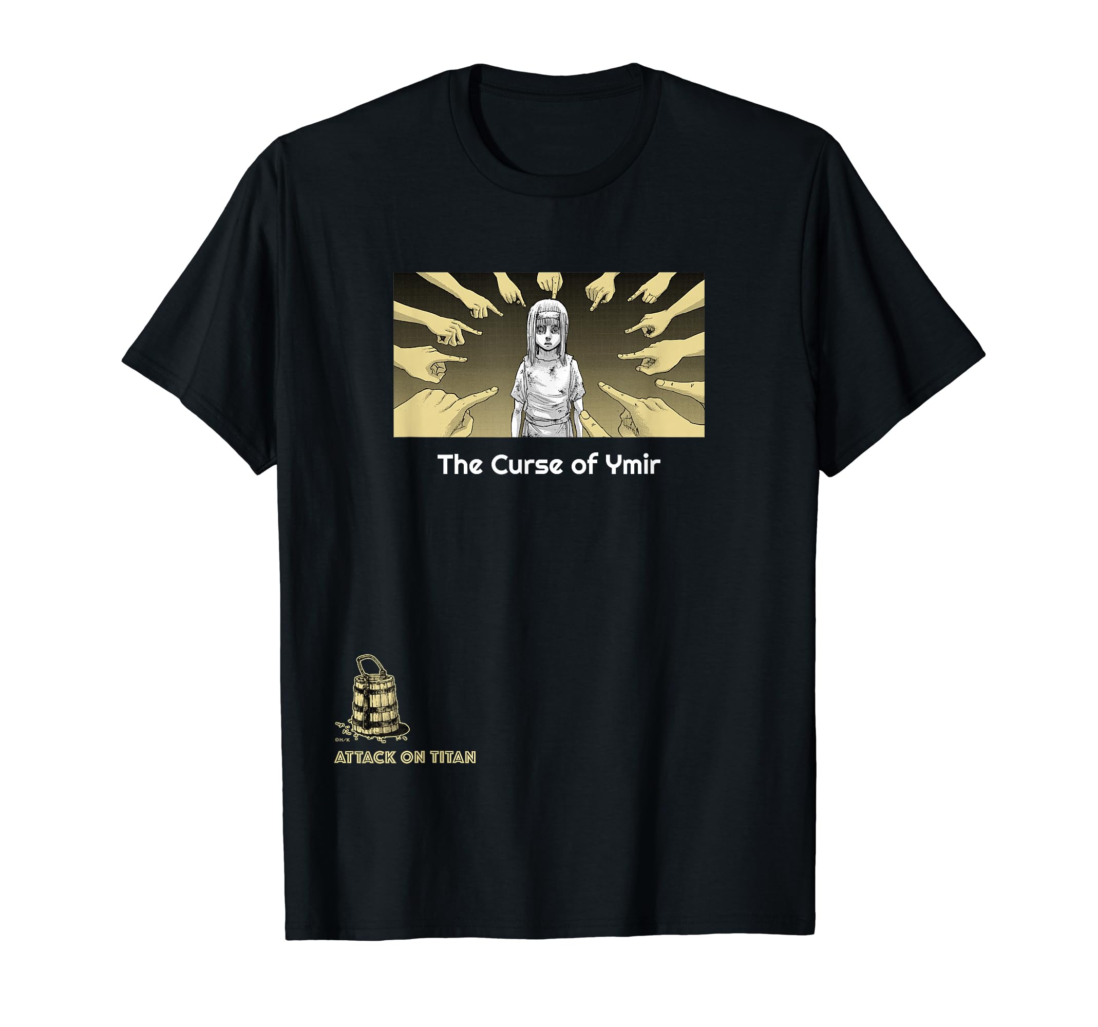 the Ending of the Curse Attack on Titan [Commemorating Series] Ymir s T-Shirt чёрный