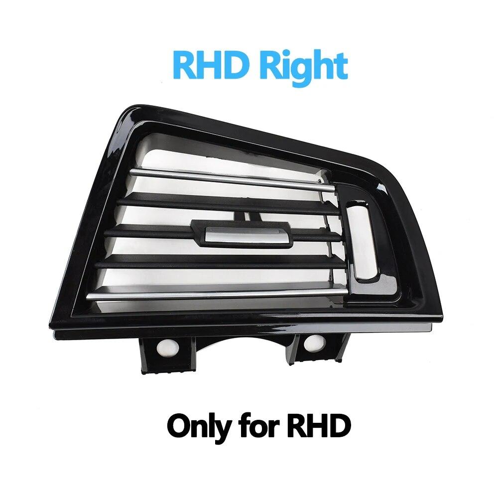 LHD RHD Piano Black Front Air Vents AC Outlet Panel Chrome For BMW 5 Series F10 F11 F18 520i 523i 525i 528i 535i