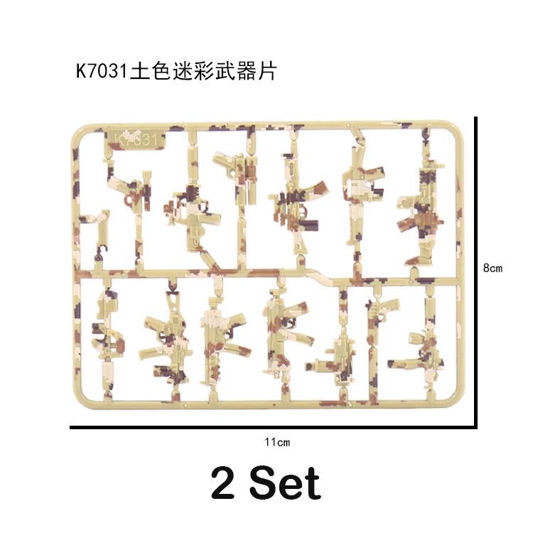 98K Military Weapon Accessories Guns Bricks Swat Sniper Rifle Pistol Soldier WW2 Army MOC Part Military Building Block Model