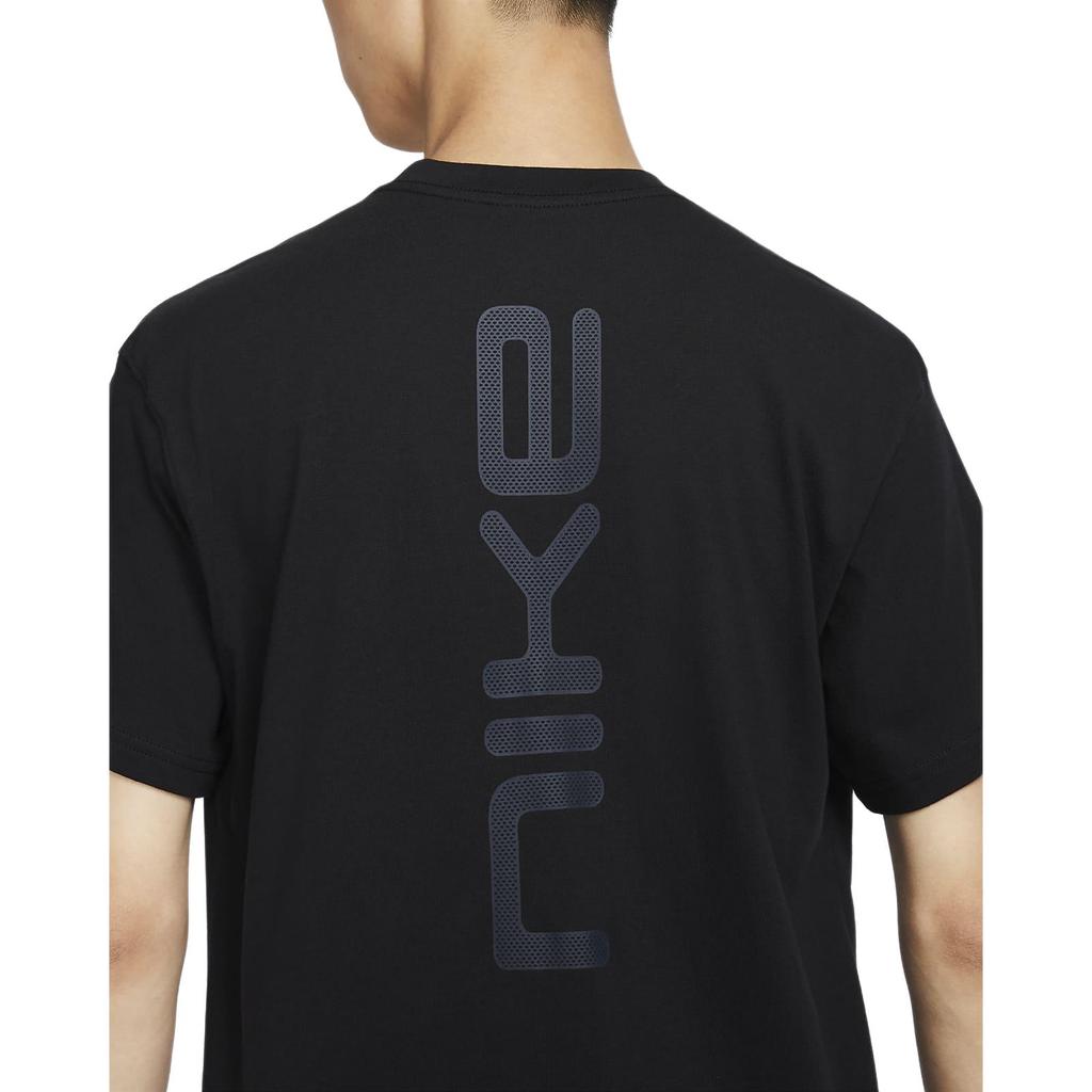Nike Sportswear Letter Print Design Comfortable Pullover Short Sleeve T-Shirt Men T-Shirts Black FZ5416-010