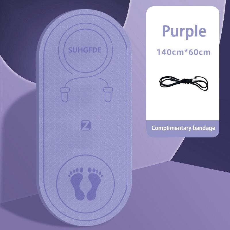 Verdicktes und verbreitertes Springseil-Pad, Indoor-Sport, stoßfeste und geräuschlose Haushalts-Fußmatten, Sport-Tanz, rutschfeste, wasserdichte Yoga-Matte