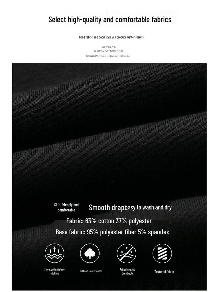 Men's Heavyweight Fleece-Lined Casual Sweatpants for Autumn & Winter