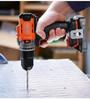 Дрель-шуруповёрт Black & Decker BCD382D1XBCD382D1XK QW With 1x2.0Ah Battery And Charger And Case