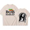 Bob Marley T-skjorter Mote T-skjorte for Menn Y2K Topper Harajuku O-hals Kortermet Skjorter Fans Gave Sommer Dame Mote T-skjorte