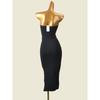French Fashion Brand Sexy Tube Top Threaded Figure Flattering Bodycon Dress Foreign Trade Original Order Sexy Inner Wear Tube Dress