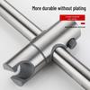 Adjustable No-Drill Stainless Steel Shower Head Holder and Sprayer Base