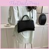 Chic Pu Leather Small Square Crossbody Bag For Women Perfect For Autumn Outfits With Magnetic Closure