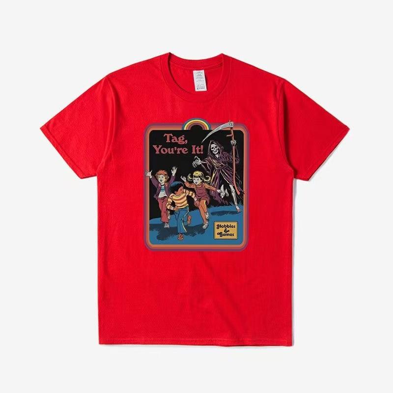 Neue verrückte und kreative bedruckte T-Shirts für Sommer und Herbst 2025 lässige und sportliche kurzärmelige Streetwear für Männer und Frauen