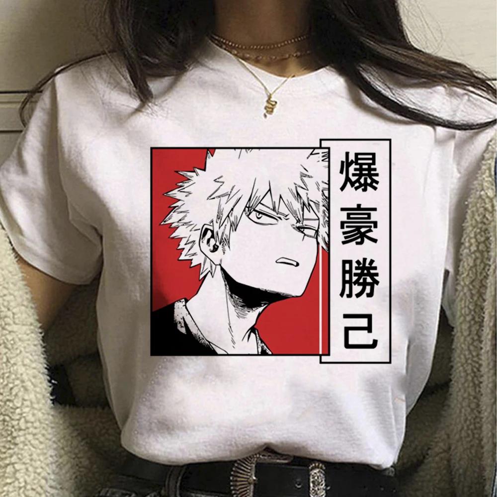 Bakugo Unisex T Shirt Women Funny Summer Comic Unisex T Shirt Female Harajuku Unisexga Streetwear Clothing
