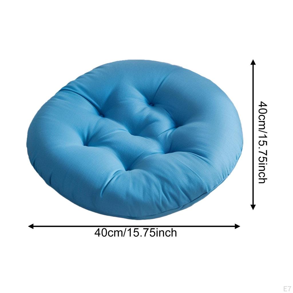 Round Chair Cushion Pad 16" Soft Washable Modern, Decorative, Indoor Floor Seat