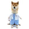 Polyester Pet Cosplay Doctor Outfit White Cat Doctor Uniform Dog Cat Doctor Costume  Christmas