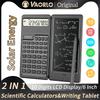 Vaorlo 2 In 1 Foldable Scientific Calculators With 6 Inch Writing Tablet Digital Drawing Pad Graphing For Office Business School