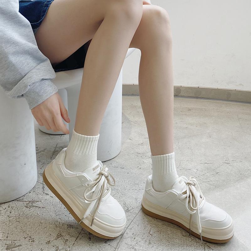 Unisex Spring/Summer Low-Cut Deodorant Socks - Lightweight, Trendy, Solid Color Cotton for Women & Men