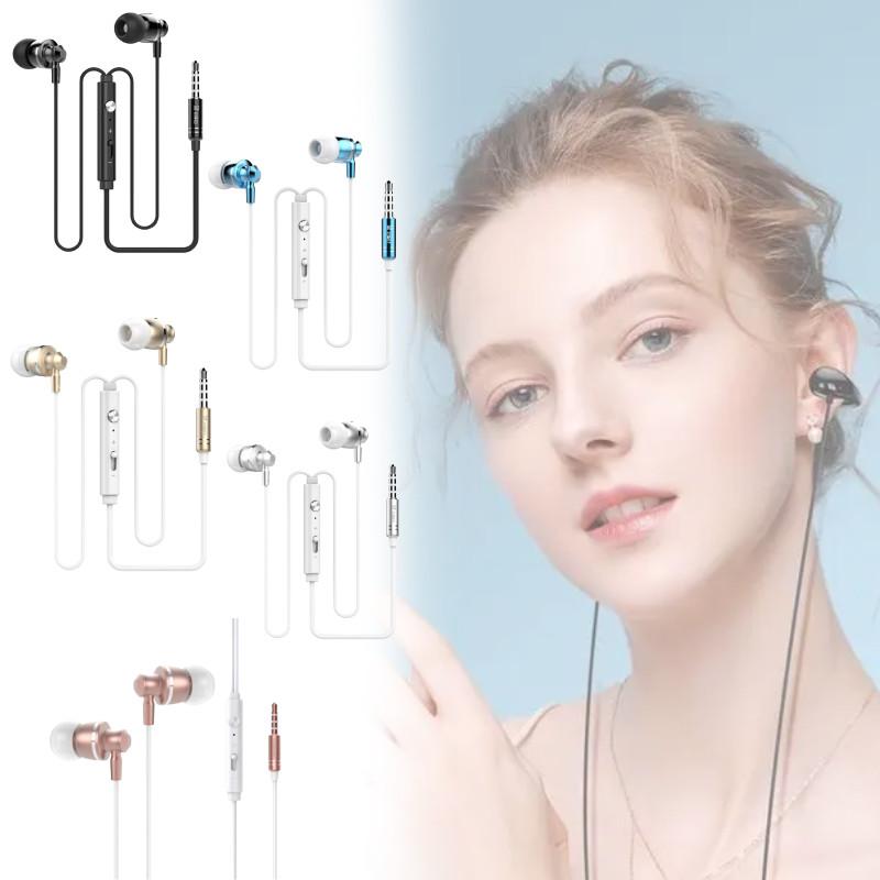 Earphones Computer Ear Microphone Wired Laptop Phone 2in1 Gaming Universal