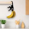 Creative Kitchen Wall Door Metal Hook Key Hanger Cat Tail Monkey Shaped Decor Holder Clothes Storage Rack Seamless Hook Tool
