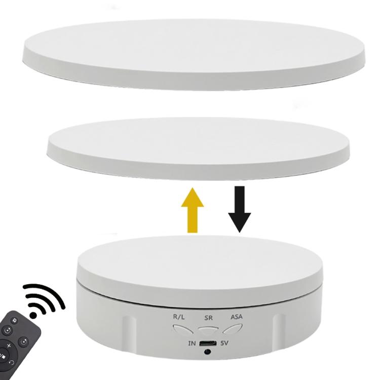 

3 in 1 Remote Electric Rotating Display Stand Turntable 3 in 1 Remote білий