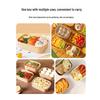 Scatola Bento Monouso a Tenuta Stagna in Carta Kraft per Microonde da Esterno