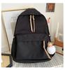 Nylon Student Backpack With Multiple Pockets For Daily Use And Load Reduction