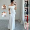 Autumn Winter New Women's Solid Color Stand Collar Woolen Coat, European American Fashion Outerwear