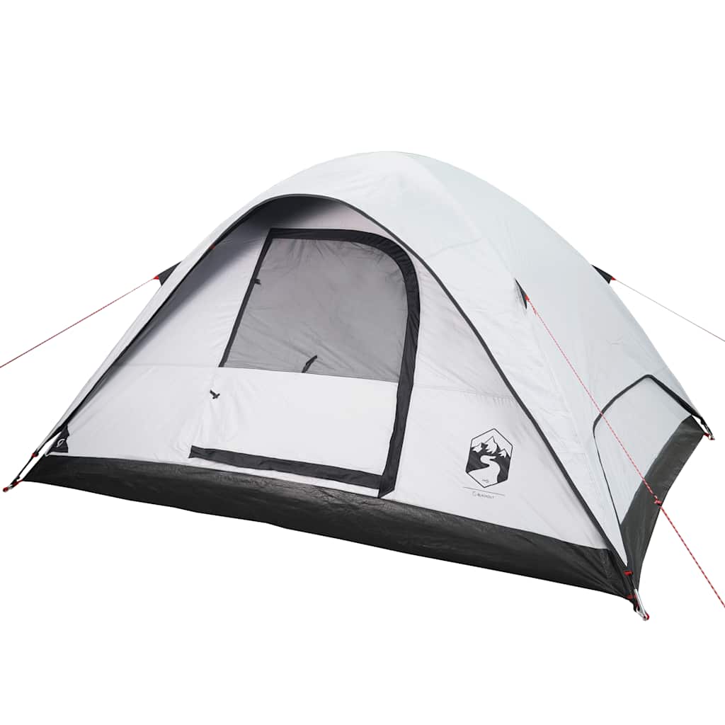 Dome Family Tent for 6 Persons White Blackout Waterproof