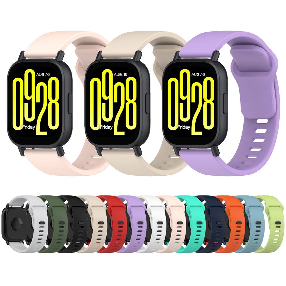 22mm Silicone Watch Strap For Redmi Watch 5 Active/Lite Replacement Soft Band For Xiaomi Watch S1 S3 S4 Sport Bracelet Wristband