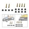 Golf Cart Front Rear Leaf Spring Bushing Premium Rubber Iron Sleeve Kit for Club Car Accessories