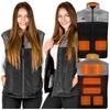 Heated Vest Sleeveless Usb Women' Men' Spring Navy Blue Heated Vest Sleeveless Usb Men' Gift Navy Blue Quilted