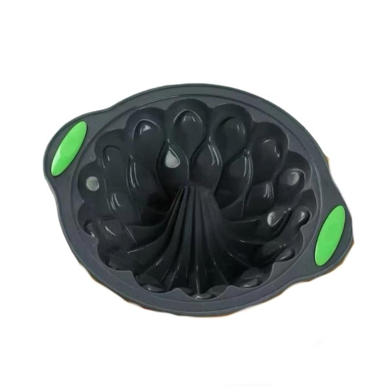 Food Grade Silicone Cake Pan Heat Resistant Flexible Design Easy Cleaning Nonstick Bakewares Baking Mould