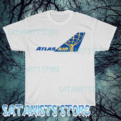 Neues Atlas Air Cargo Logo Herren T-Shirt lustig Größe S bis 5XL