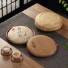 Pu 'Er Thee Bewaarbox Bamboe Geweven Baksteen Thee Doos Chinese Thee Verpakkingstas Thee Herstel Opslag Thee-Verdelingsplateau Thee Blikjes