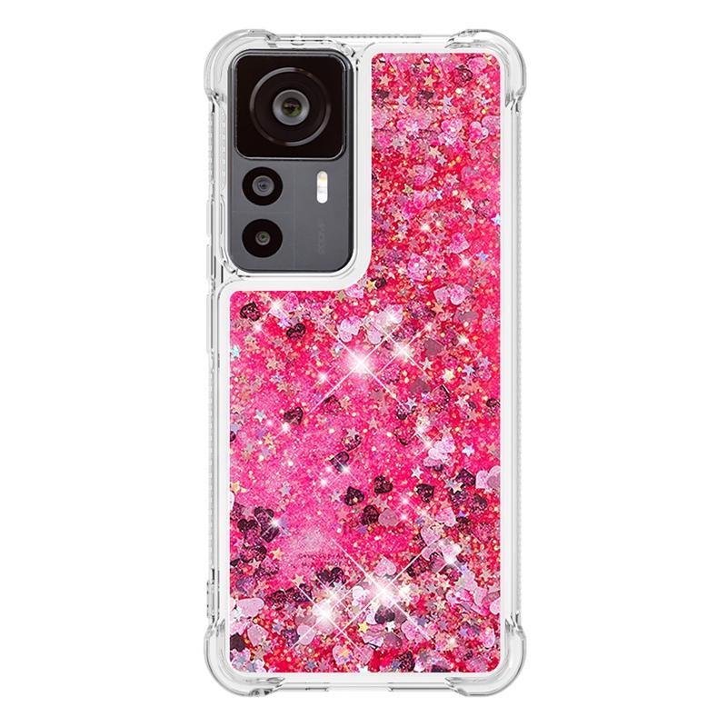 Pouzdro 12T Pro na Pro Coque Xiaomi 12T Pro Kryt Dynamické tekuté pouzdro s tekutým pískem Pro Funda Xiomi Xiaomi Mi 12T 12 T Pro Pouzdra na telefon