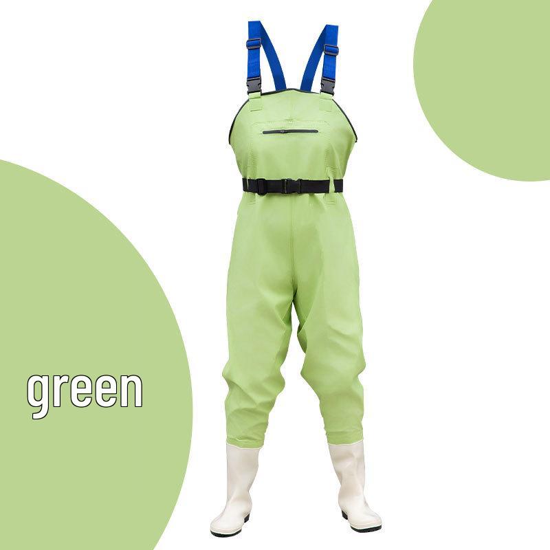 Women's Waterproof Fishing & Wading Pants - One-Piece High-End Design for Outdoor Activities