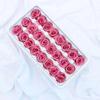 P-1  21 Preserved Roses in a Box Wedding Decor Floral Arrangements Wedding Dried Flower Home Decor Baby Shower Flowers 2~3cm
