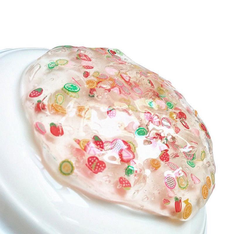 Fruchtkristallfarbener Tonknete-DIY-Spielzeug