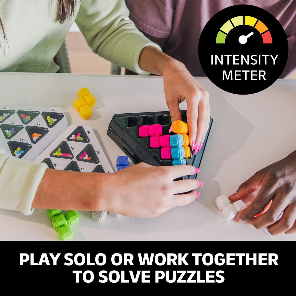 Educational Insights Kanoodle Pyramide 3D Denkspiel Einzelspieler Gehirn Handheld Reisespiel für Herausforderndes Logikrätsel Geschenk für Jugendliche und Alter -
