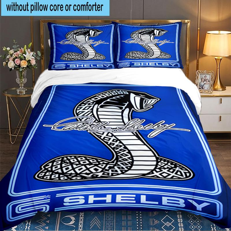 3PCS Snake Car Bedding Set,Including 1pc Duvet Cover And 2pcs Pillowcases Perfect for Bedroom, Dormitory, Large size Fan Christmas gift
