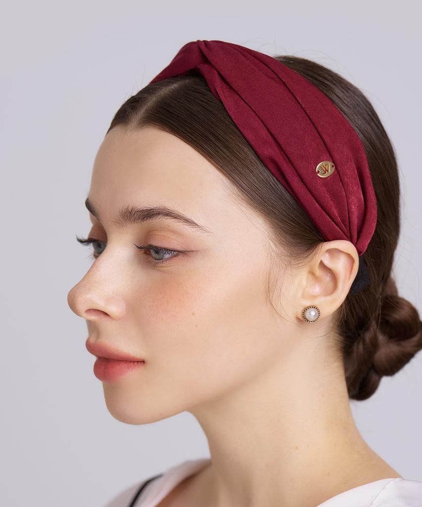 White Sands Velvet Satin Hairband Moira (7 Colors)