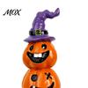 Festive Halloween Room Decor Pumpkin Statue, Resin Spooky Face Figurine for Cute Figurines Indoor Tabletop, Tiered Tray, Party, Home Accents