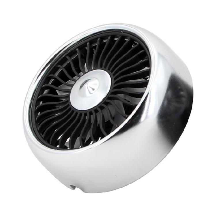 Car USB Fan Air Outlet Lighting LED Flash CoolingFan Portable Cooler Three-speed