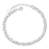 Creative XO Heart Bracelet for Women: S925 Silver, Korean Style, Versatile Fashion Accessory