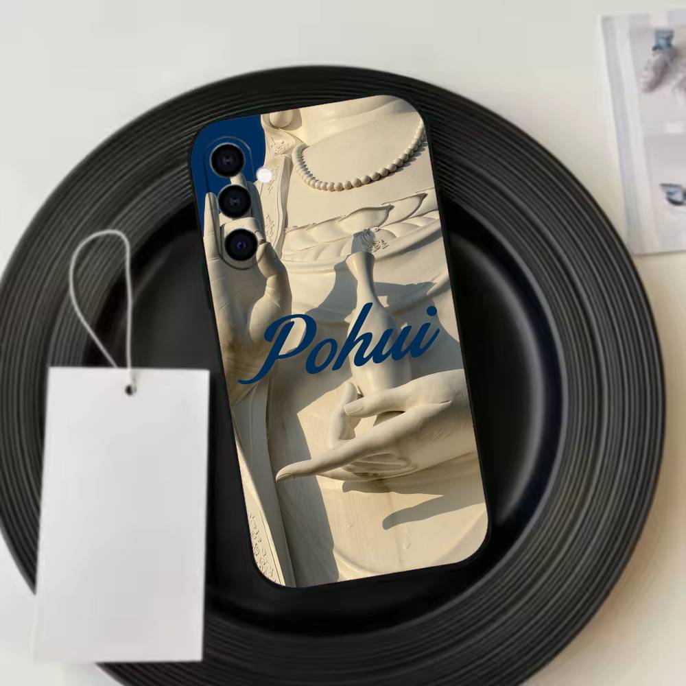 Lord Lotus Buddha New High-End  Phone Case For Samsung Galaxy A73,A72,A71,A70,A53,A52,A51,Others Soft Black Cover Samsung a52