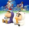 Charming Crayon Shin-chan Figurine Set Adorable Pvc Anime Character Toys 6cm