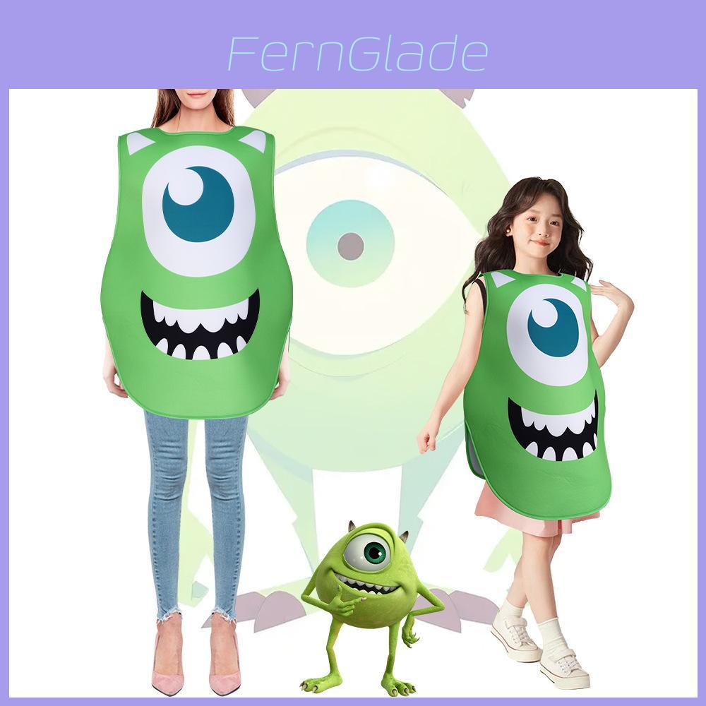 Adorable Monsters Inc Cosplay Costume For Halloween Stage Parties In Unisex Sizes
