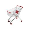 JINGZHOUSHIBANG 80L Supermarkt-Einkaufswagen