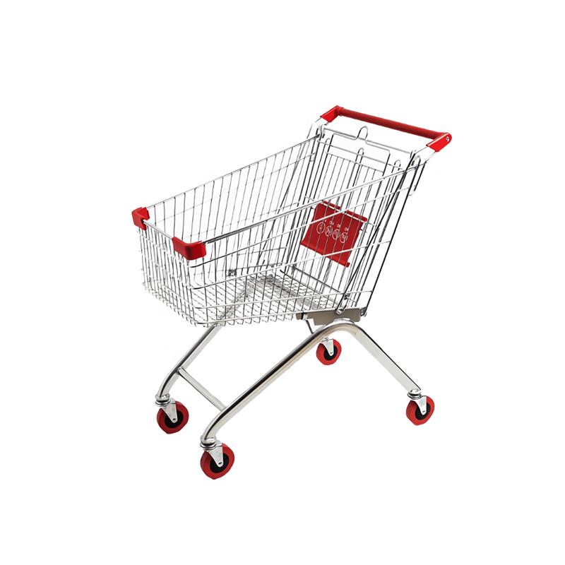 JINGZHOUSHIBANG 80L Supermarket Shopping Trolley
