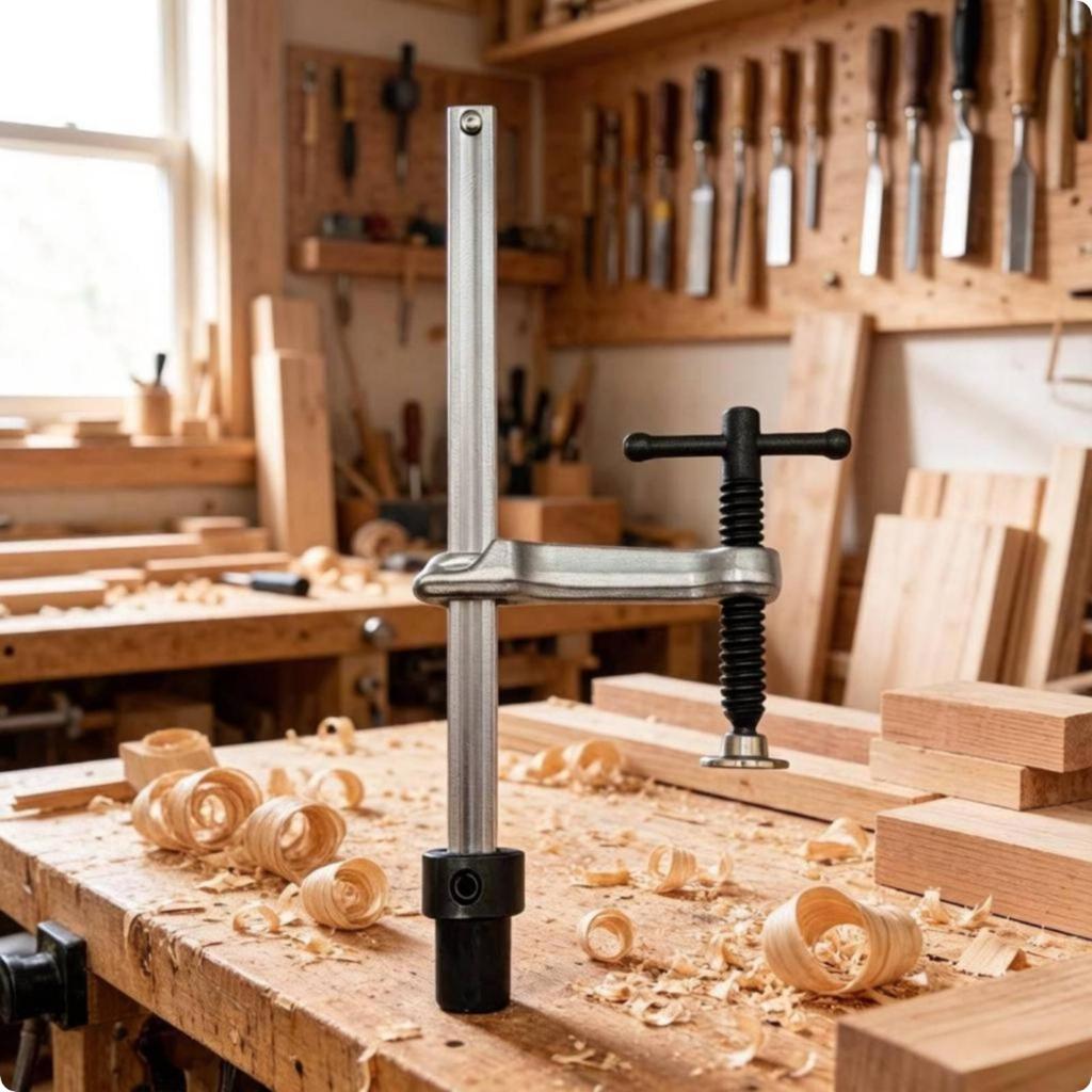 Abrazadera de Mesa de Trinquete Tipo Inserto Herramienta de Taller de Alta Resistencia para Banco de Trabajo, Soldadores