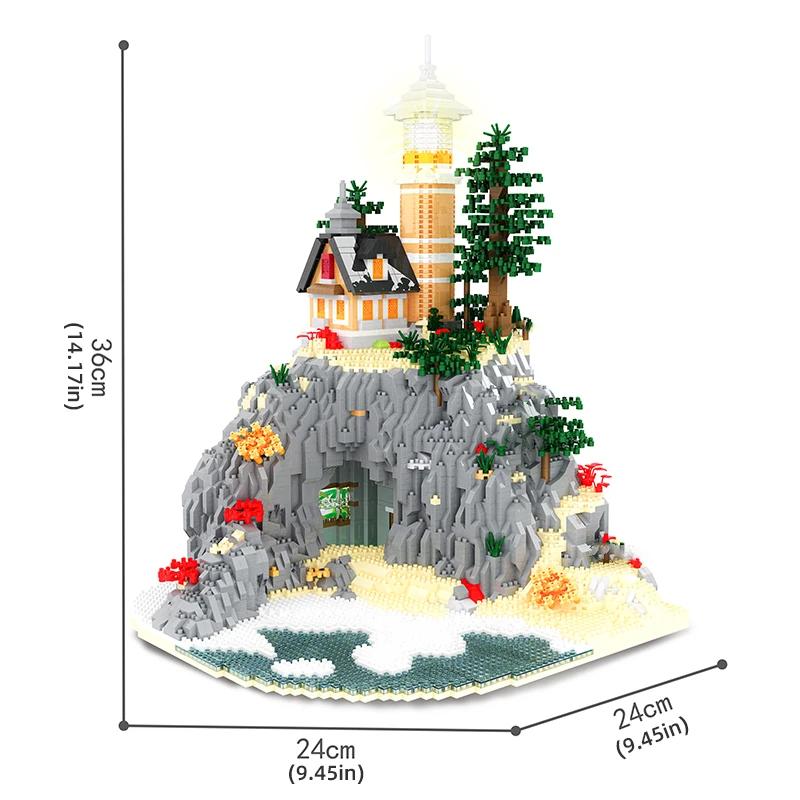 Lighthouse Building Block Toy 5100 Pieces Diy Brick Construction Education Toys Games Children Kids Boyfriend Girlfriend Gifts