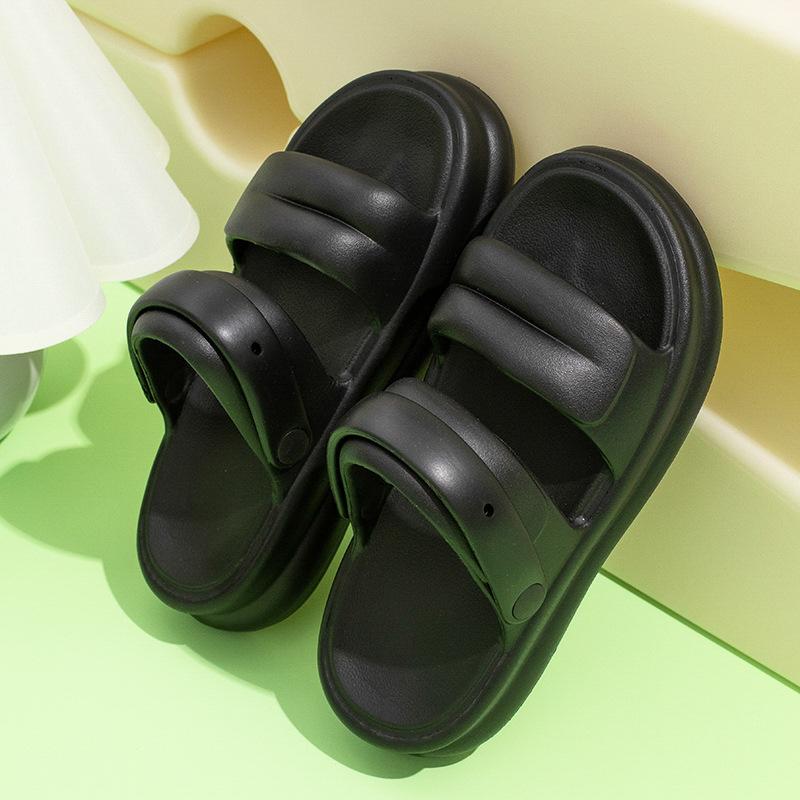 Summer Couple Bedroom Slides Ladies Flip Flops Thick Bottom Sandals Eva Cloud Slippers Men Women Soft Home Outdoor Slippers