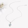 Gorgeous November Birthstone Natural Sky Blue Topaz Ring Earrings Necklace Jewelry Set 925 Silver Women Banquet & Wedding Gift