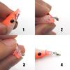 20pcs Fast Lock Clips Swivels Fishing Swivel Clips for Squid Jig Quick Change Clips Tackle Snap Connector Fishing Tool